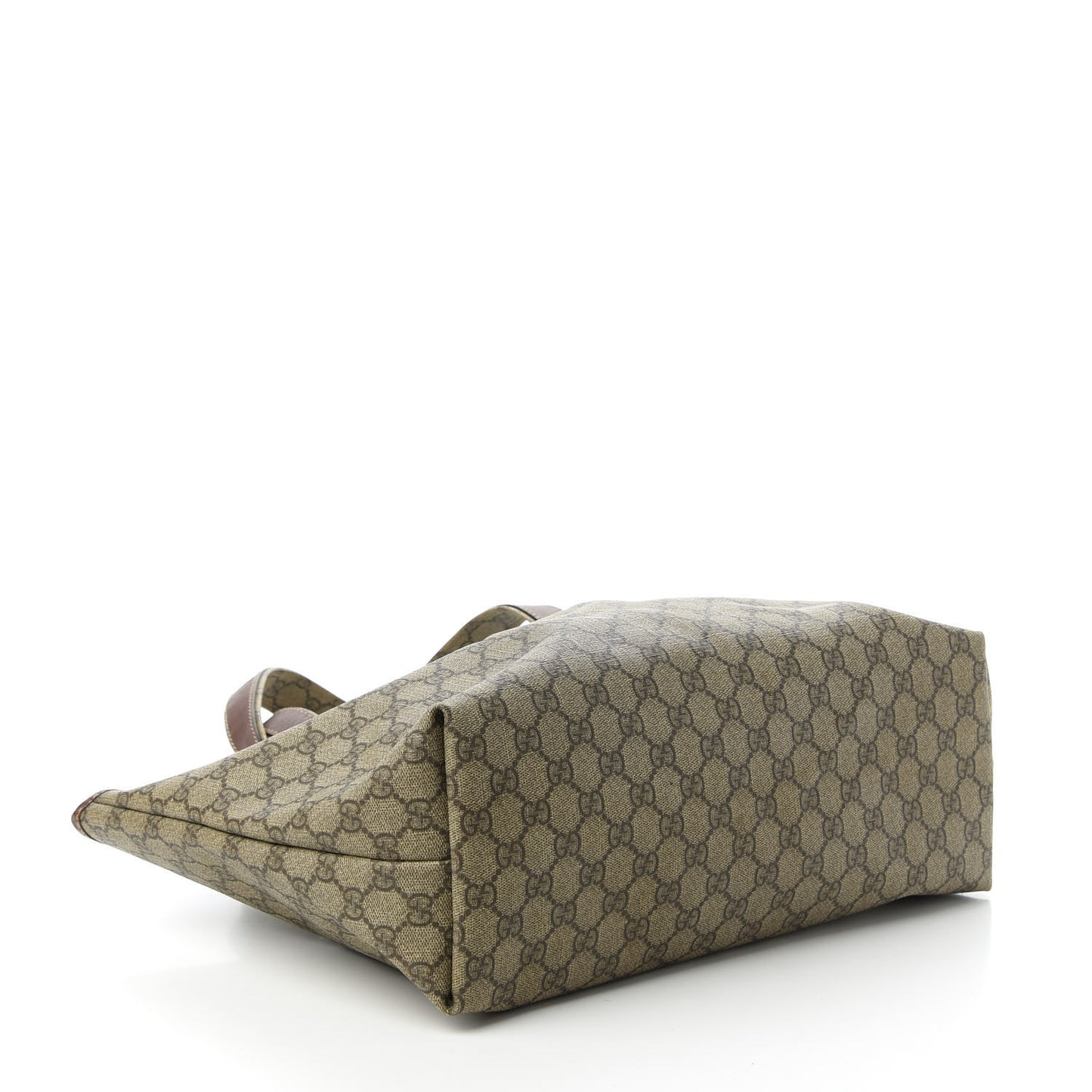 GG Plus Monogram Medium Signature Web Loop Tote Brown