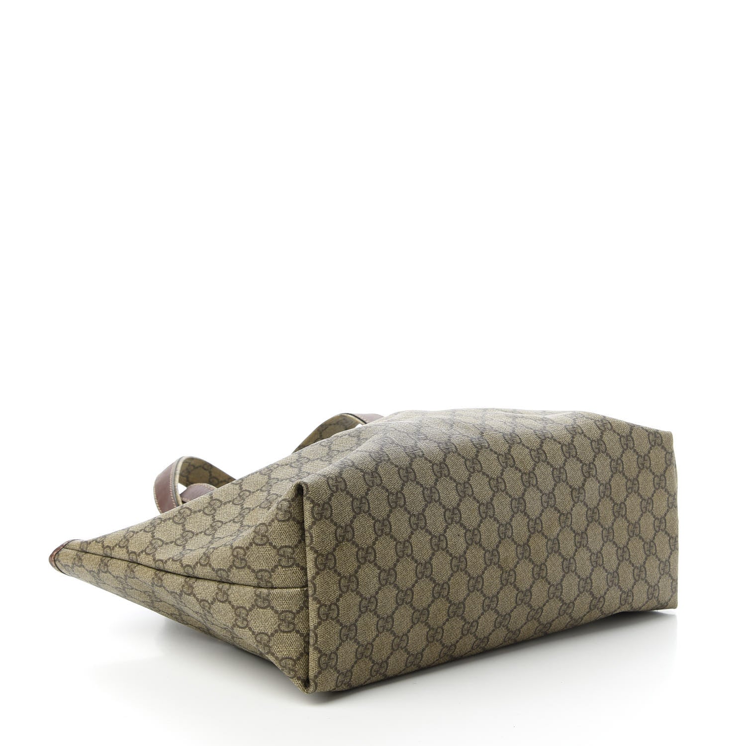 Gucci GG Plus Monogram Medium Signature Web Loop Tote Brown 4 of 10