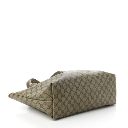 Gucci GG Plus Monogram Medium Signature Web Loop Tote Brown 4 of 10
