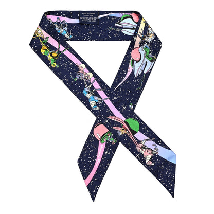 Hermes Silk Space Derby Twilly Marine Rose Multicolor 1 of 5