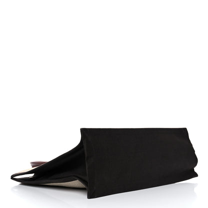 Saint Laurent Linen Calfskin Rive Gauche Tote Natural 4 of 20