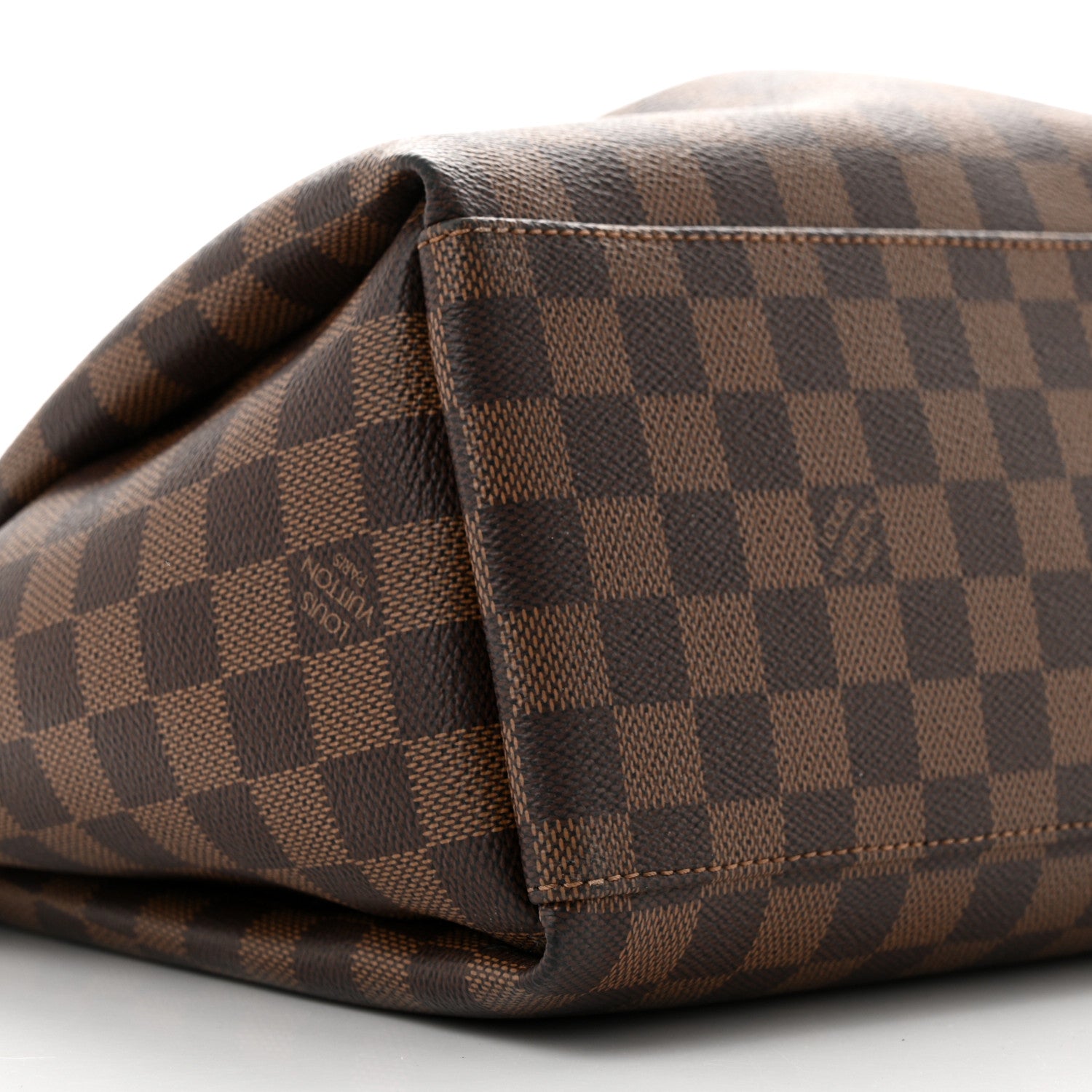 Louis Vuitton Damier Ebene Odeon Tote MM Black 8 of 9