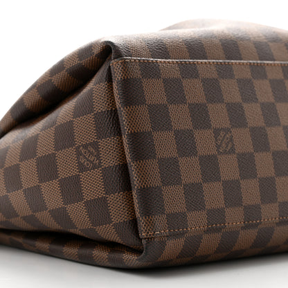 Louis Vuitton Damier Ebene Odeon Tote MM Black 8 of 9