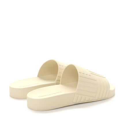 Bottega Veneta Rubber The Slider Sandals 38 Sea Salt 4 of 7