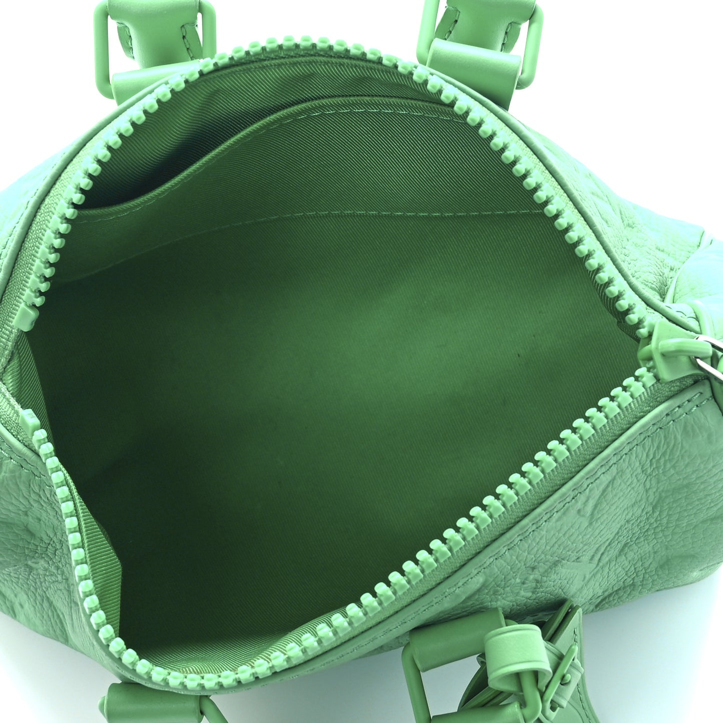 Monogram Taurillon Keepall Bandouliere 25 Minty Green