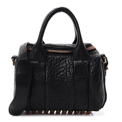 Alexander Wang Pebbled Lambskin Mini Rockie Black Rose Gold Hardware 1 of 9