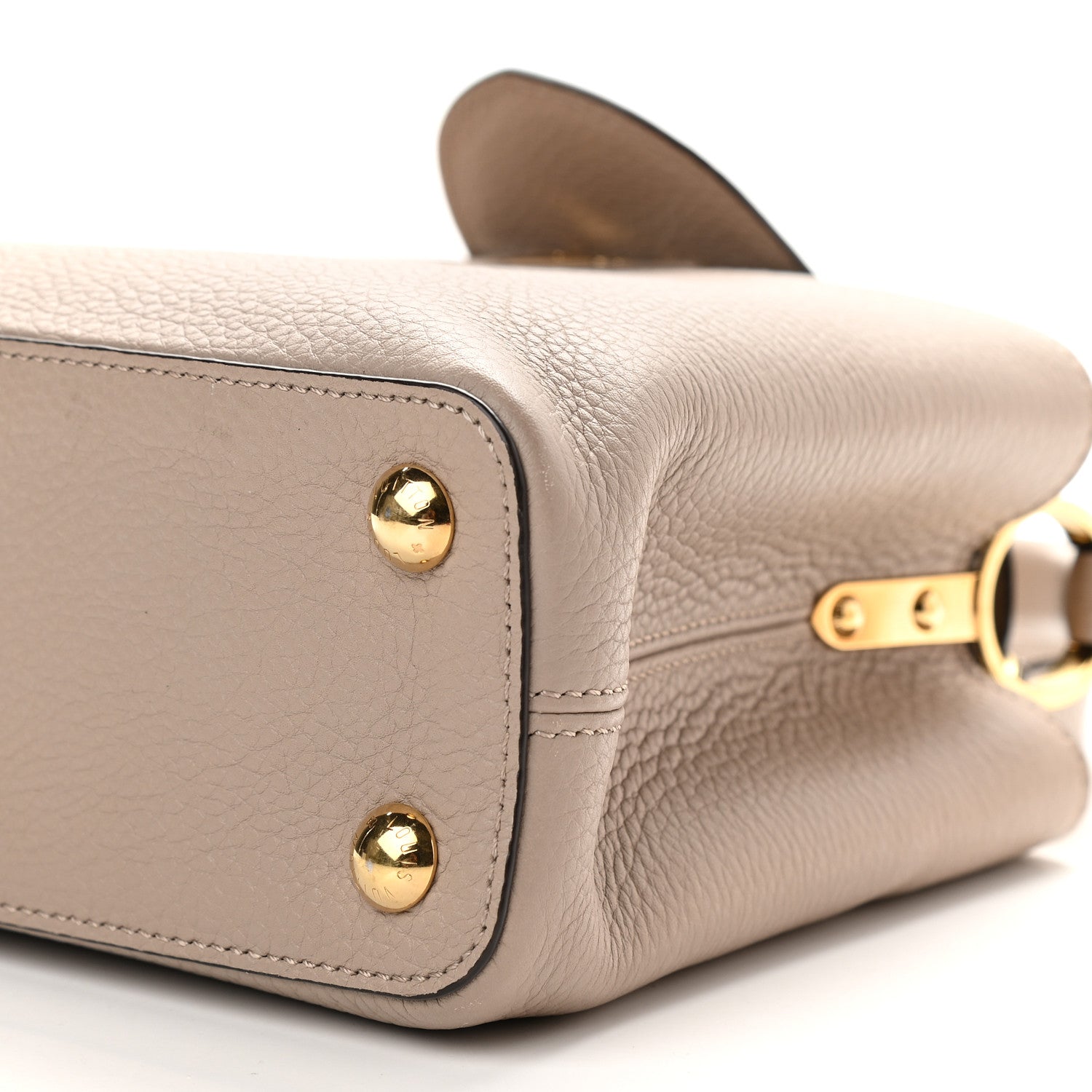Louis Vuitton Taurillon Capucines BB Galet 9 of 9