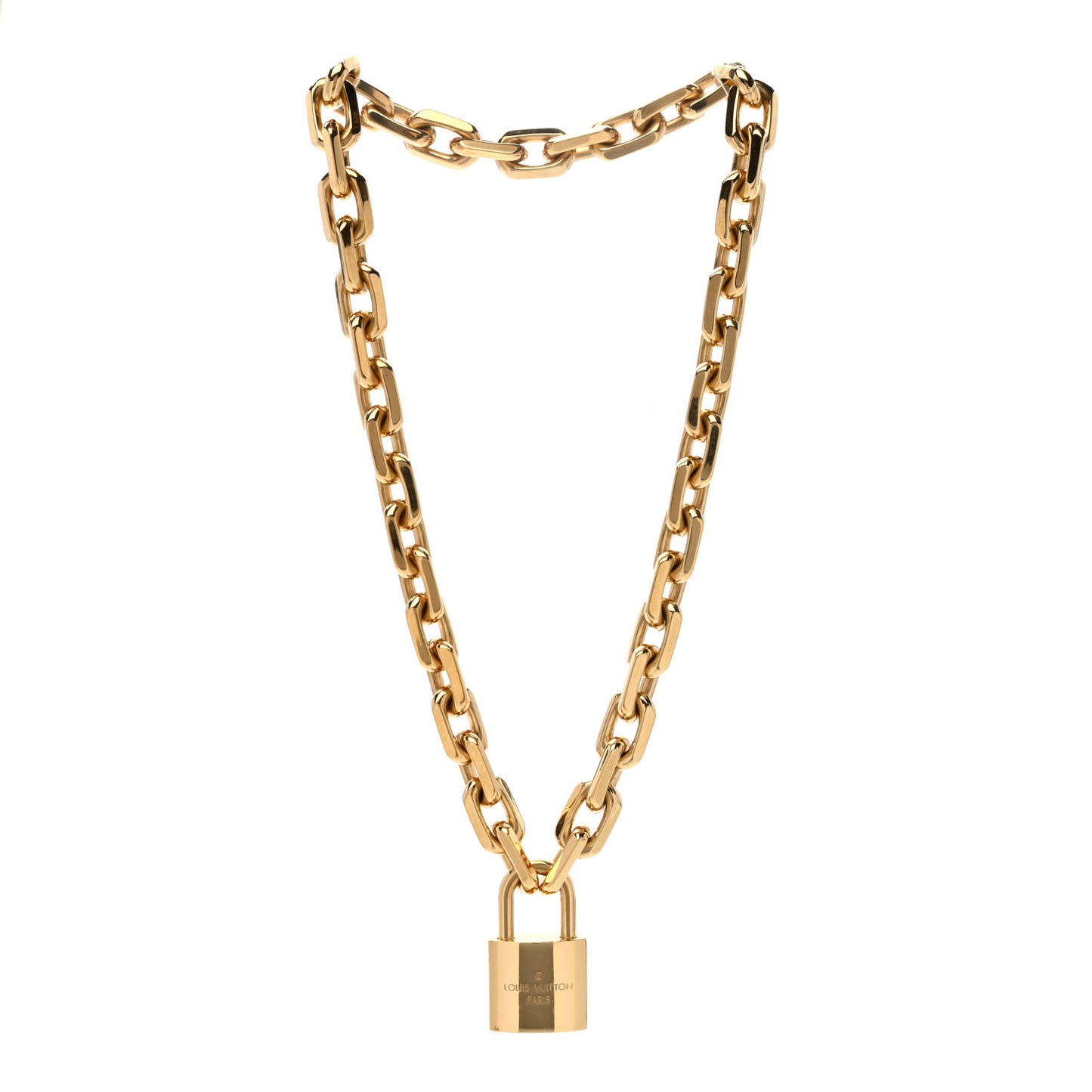 LV Edge Necklace Cadenas Gold