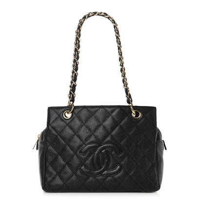 Chanel Caviar Quilted Petit Timeless Tote PTT Black 1 of 12