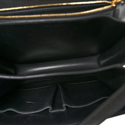 Celine Box Calfskin Medium Classic Box Flap Bag Black 5 of 10