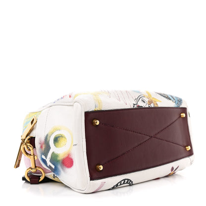 Marc Jacobs Calfskin Graffiti Satchel Bag Off White 4 of 10