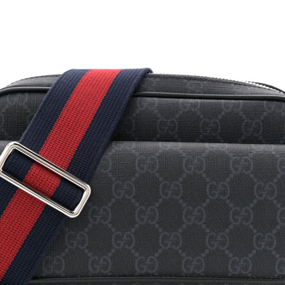Gucci GG Supreme Monogram Small Crossbody Bag Black 8 of 10
