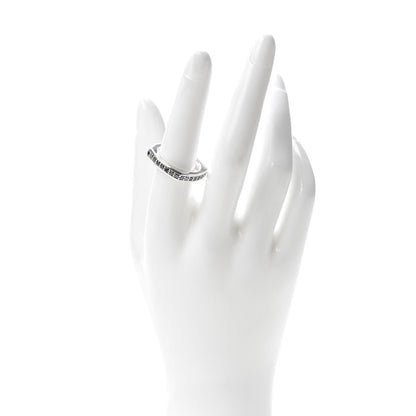David Yurman Sterling Silver Black Diamond Square Band Ring 56 7.5 2 of 4