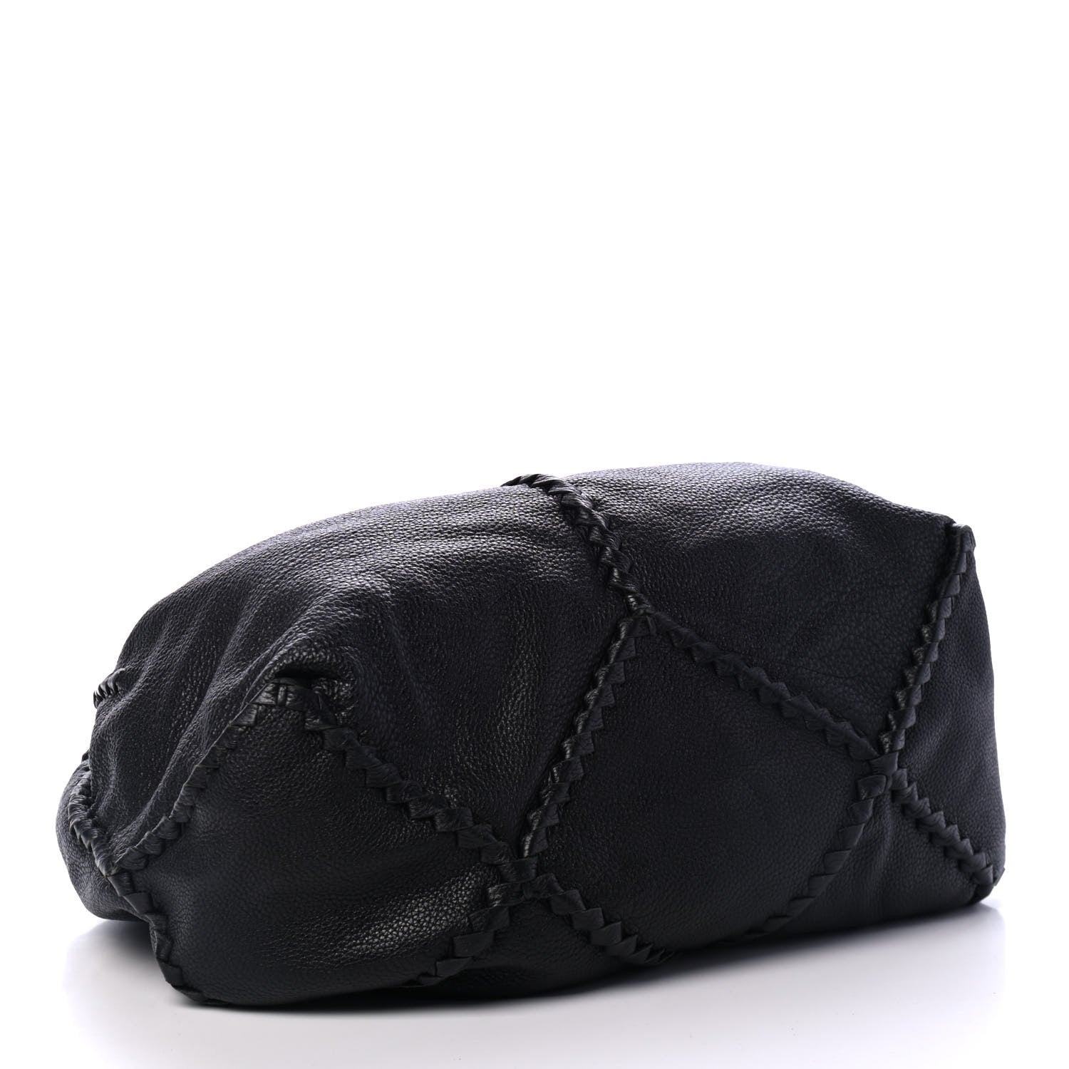 Bottega Veneta Washed Cervo Deerskin Large Hobo Black 3 of 4