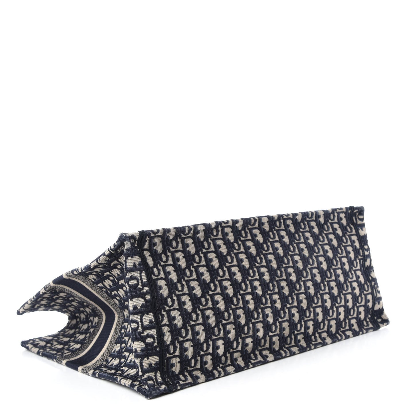 Oblique Book Tote Blue Multicolor