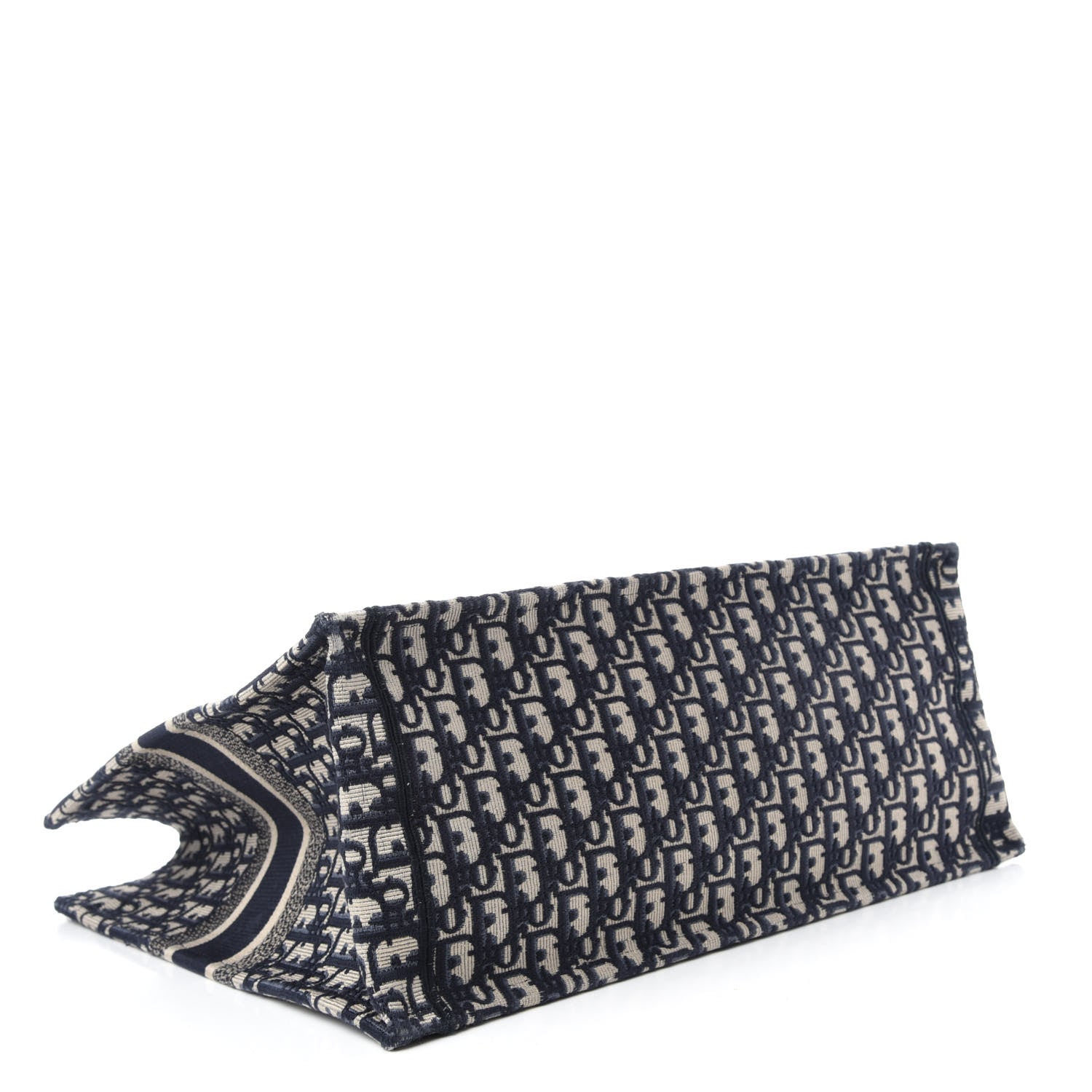 Christian Dior Oblique Book Tote Blue Multicolor 4 of 10