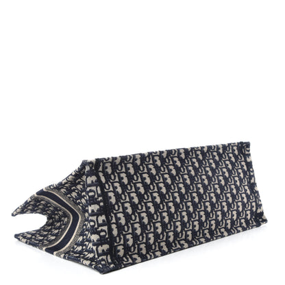 Christian Dior Oblique Book Tote Blue Multicolor 4 of 10