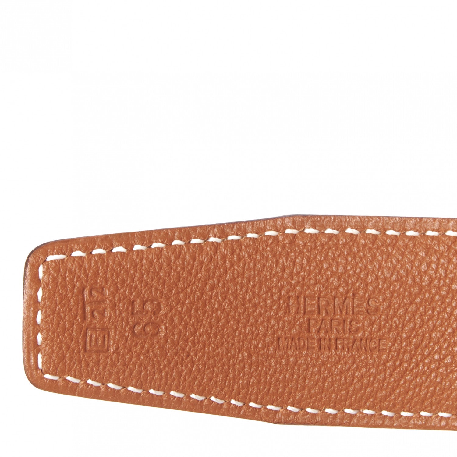 Hermes Courchevel Togo Cadena H 32mm H Belt 65 Black Gold 4 of 5