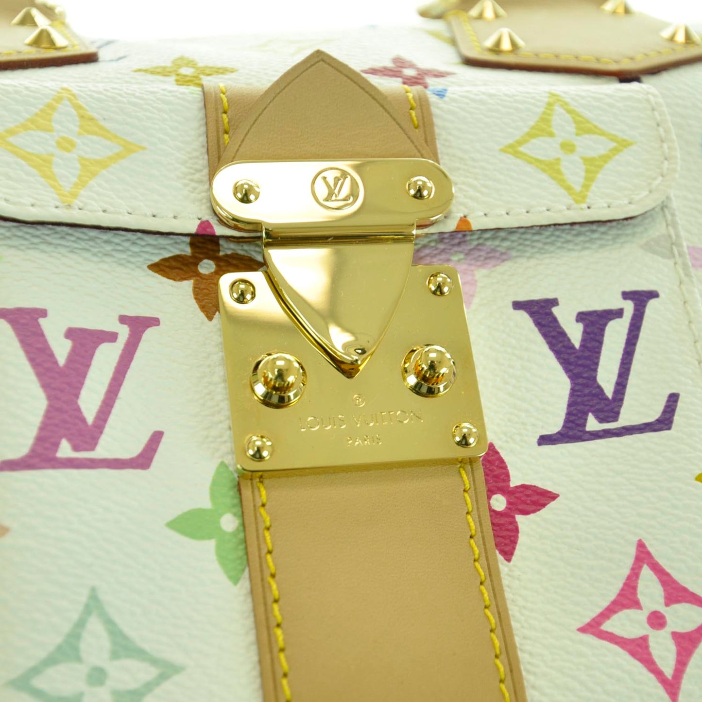 Monogram Multicolor Speedy 30 White