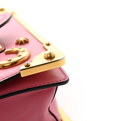 Prada City Calf Saffiano Astrology Cahier Bag Fuxia Black 14 of 14