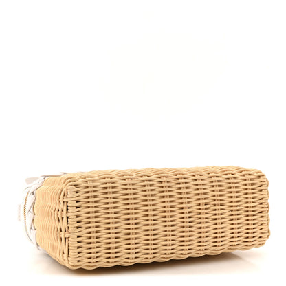 Loro Piana Wicker Calfskin L19 Extra Pocket Pouch White 4 of 10