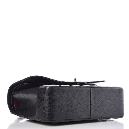 Chanel Caviar Quilted Jumbo Double Flap Black 4 of 11