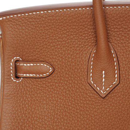 Hermes Togo Birkin 25 Gold 8 of 26