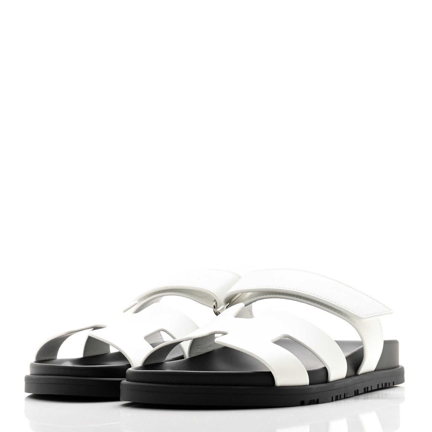 Calfskin Womens Chypre Sandals 38.5 White