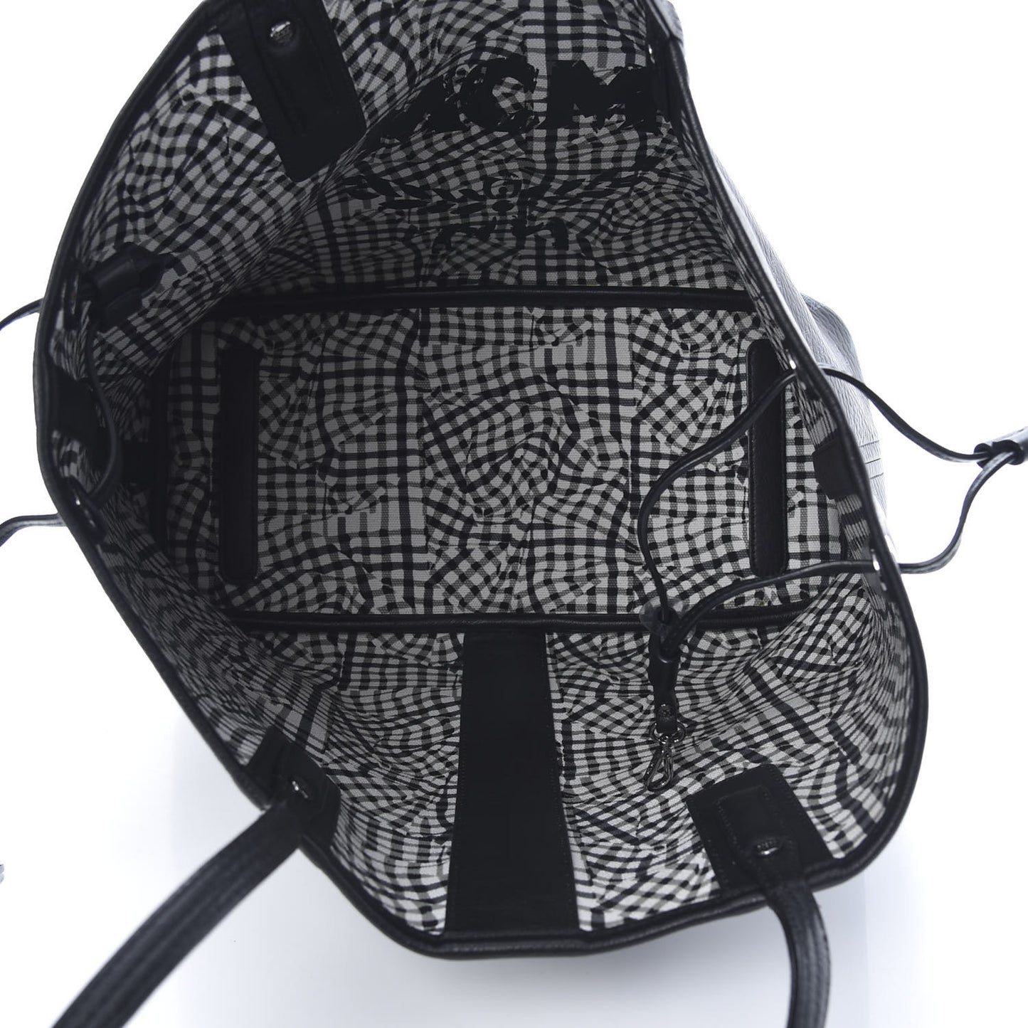 Visetos Medium Liz Reversible Shopper Tote Black