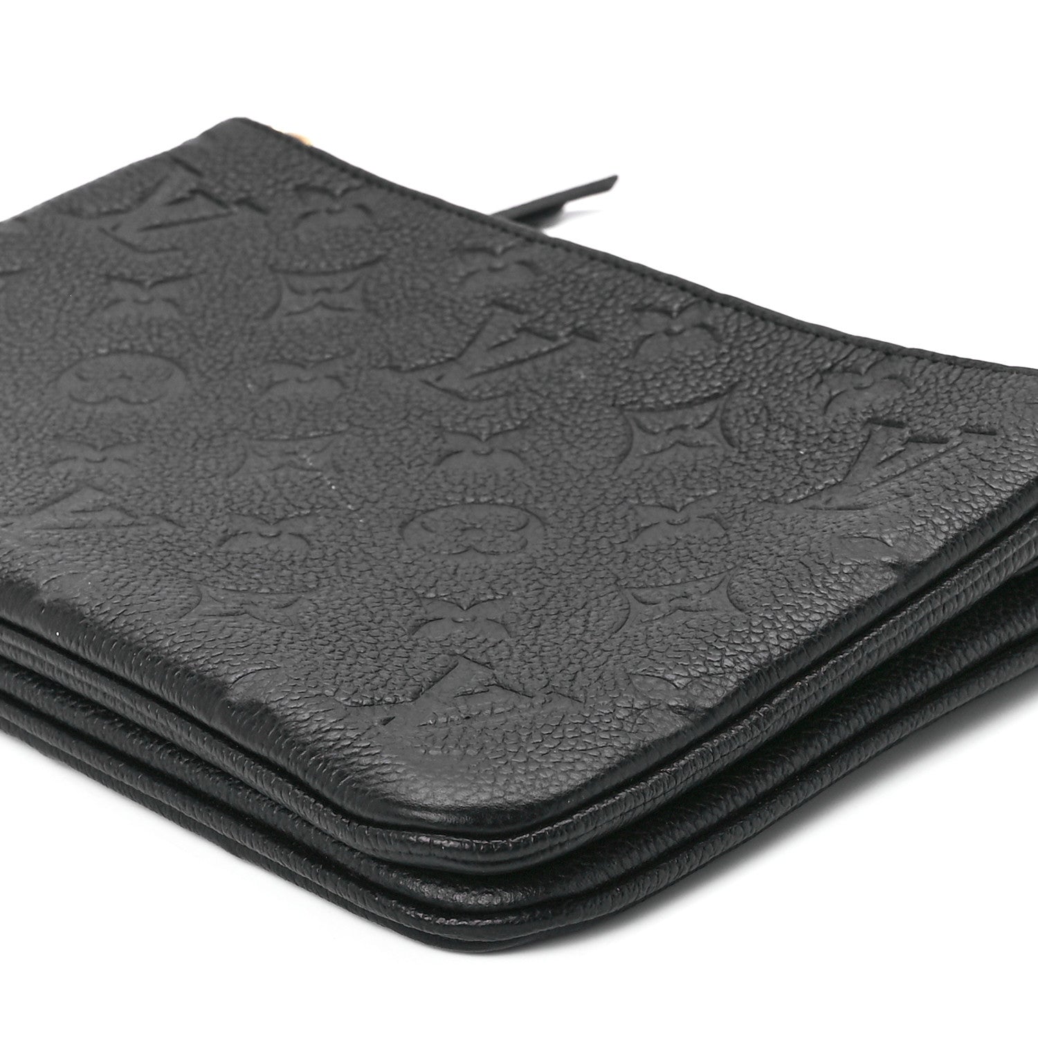 Louis Vuitton Empreinte Double Zip Pochette Black 11 of 11