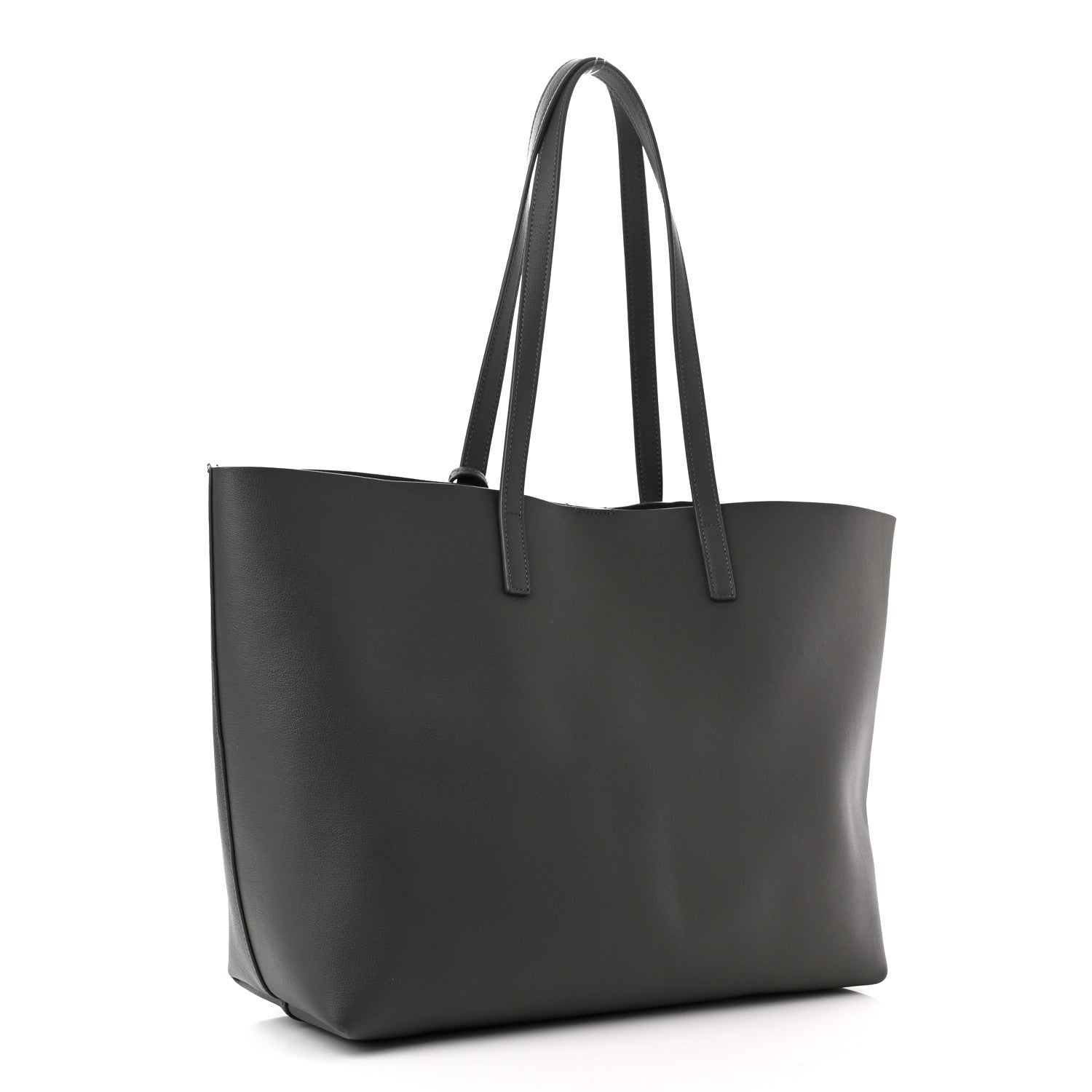 Saint Laurent Calfskin Large Shopping Tote Pebble 2 of 11