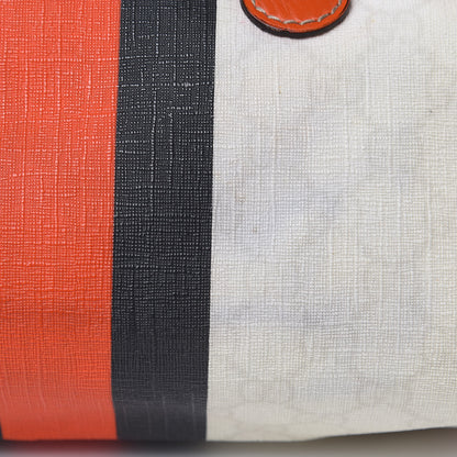 Gucci GG Plus Monogram Web Stripe Small Joy Boston Orange 12 of 19