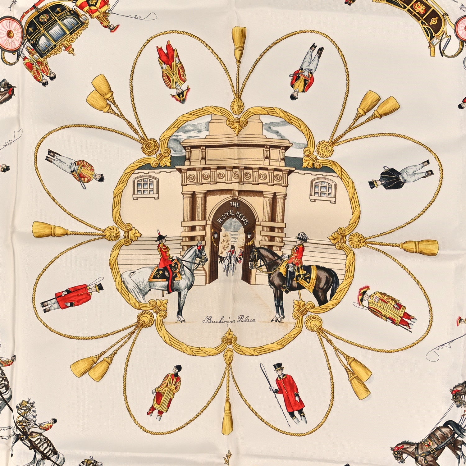 Hermes Silk The Royal Mews Scarf 90 2 of 4