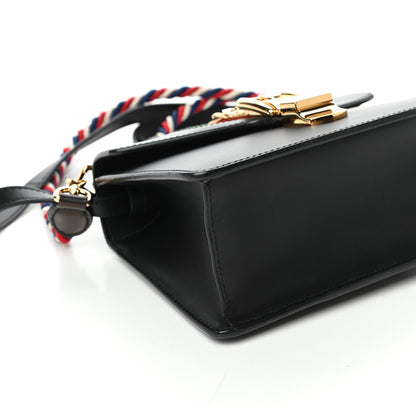 Gucci Calfskin Mini Sylvie Top Handle Bag Black 8 of 10