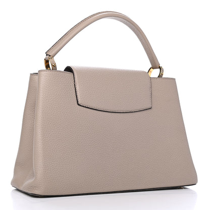 Louis Vuitton Taurillon Capucines MM Galet 2 of 4