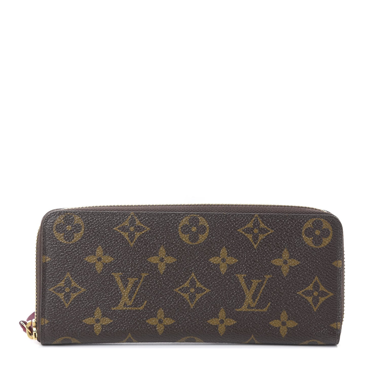 Monogram Clemence Wallet Fuchsia