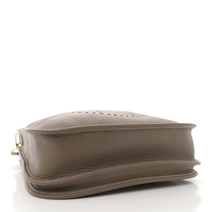 Hermes Taurillon Clemence Evelyne III PM Etoupe 4 of 11