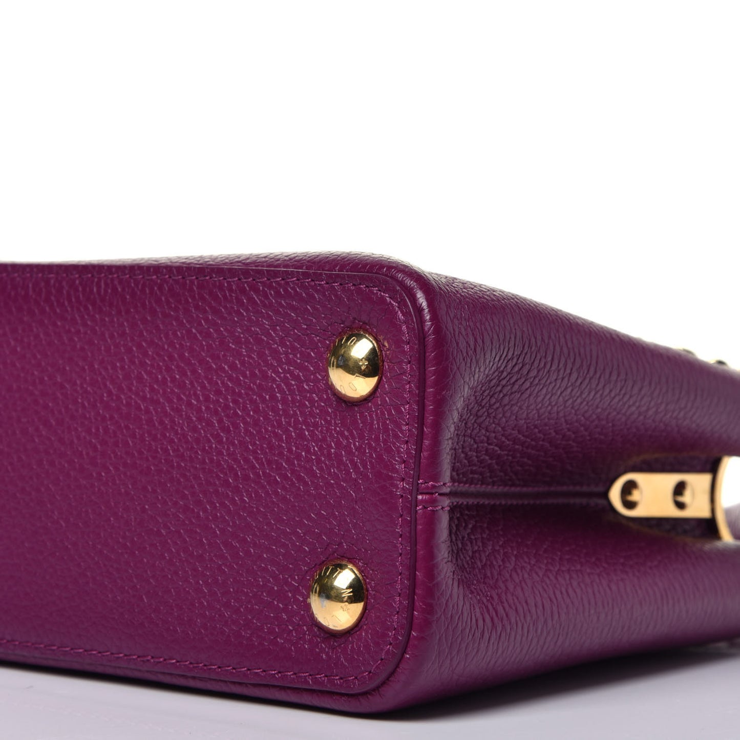 Taurillon Studded Sol Capucines BB Magenta