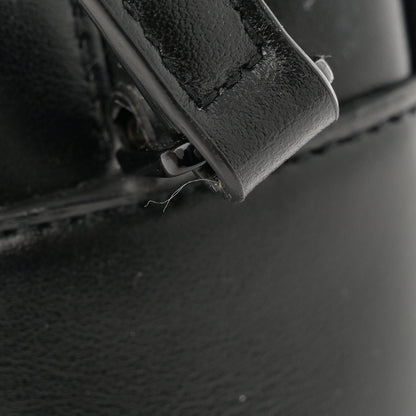 Saint Laurent Calfskin Matelasse Monogram Monochrome Lou Camera Bag Black 12 of 13
