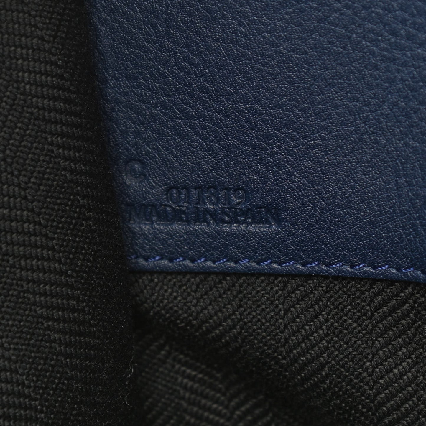 Calfskin Small Hammock Shoulder Bag Marine