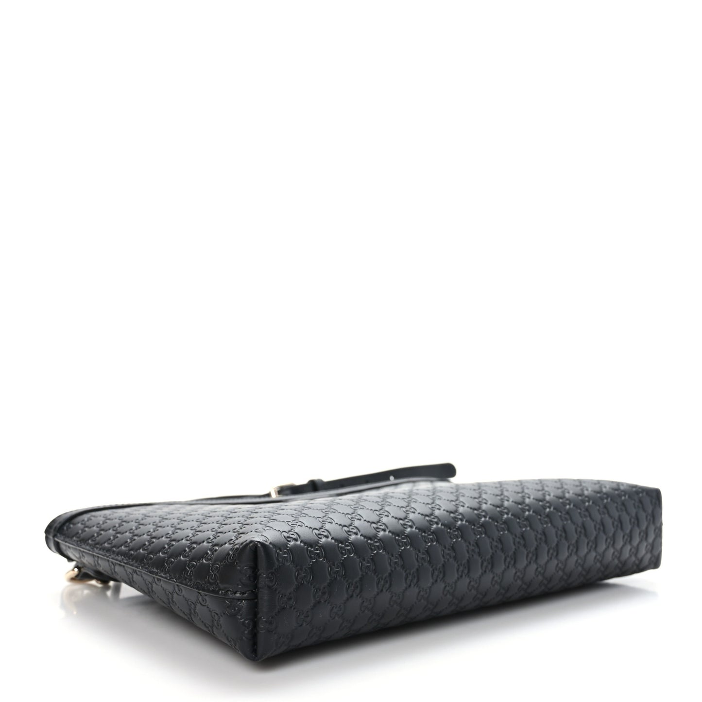 Microguccissima Flat Crossbody Black