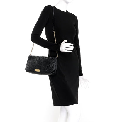 Burberry Signature Grain Medium Mildenhall Crossbody Bag Black 2 of 10