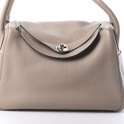 Hermes Taurillon Clemence Lindy 30 Gris Tourterelle 8 of 10