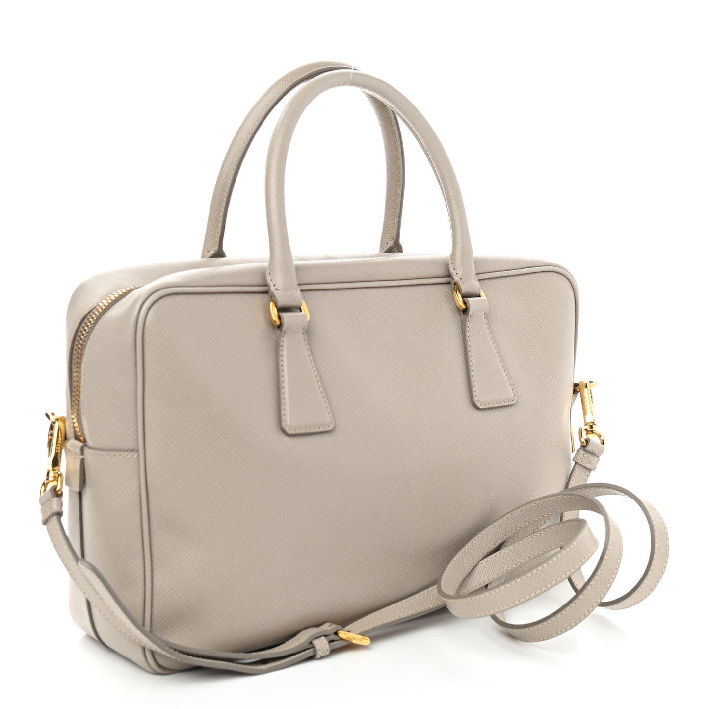 Saffiano Lux Bowler Pomice