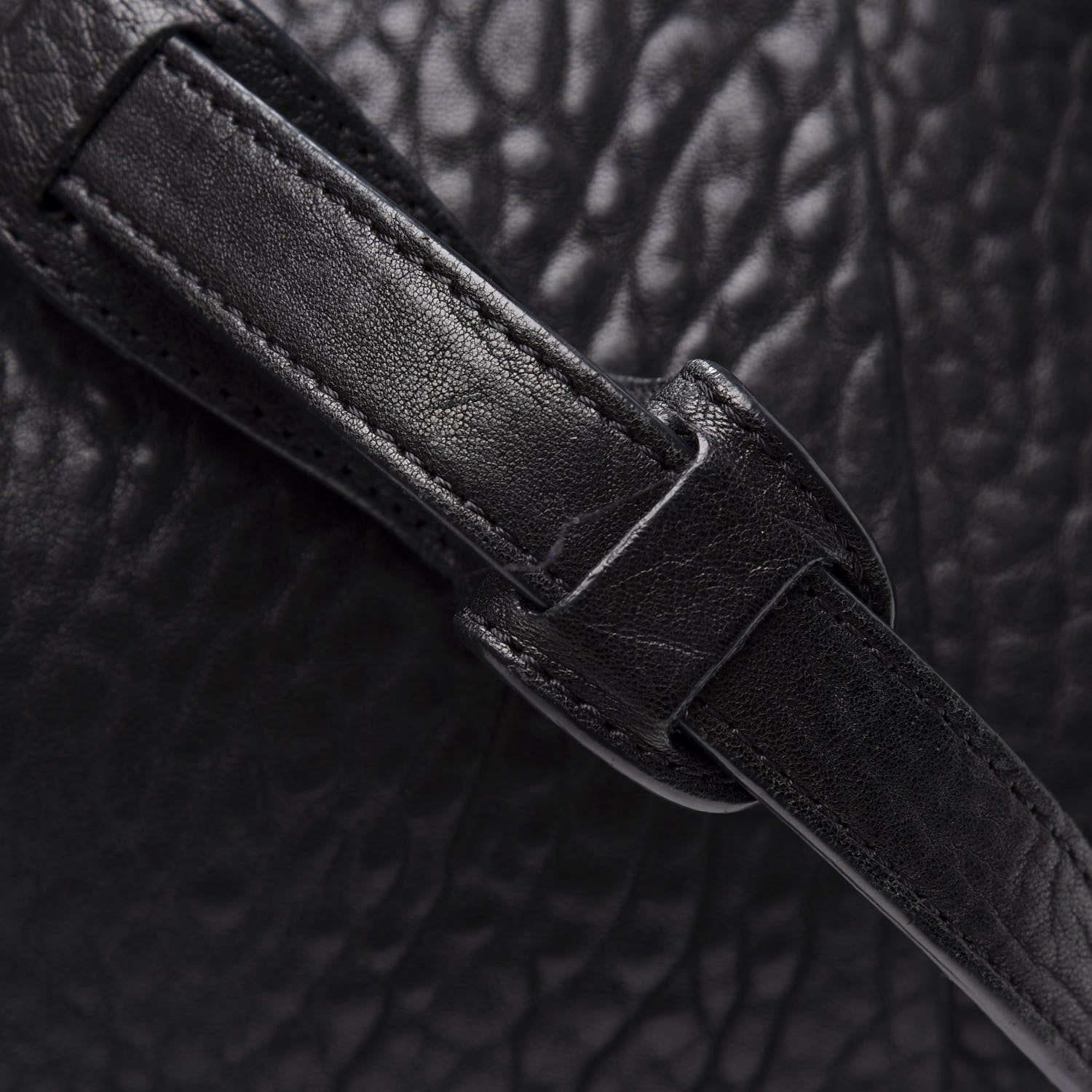 Alexander Wang Pebbled Lambskin Rocco Black Rose Gold Hardware 9 of 10