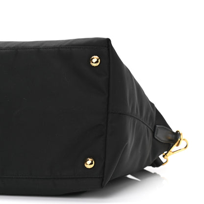 Prada Tessuto Nylon Saffiano Tote Black 9 of 9