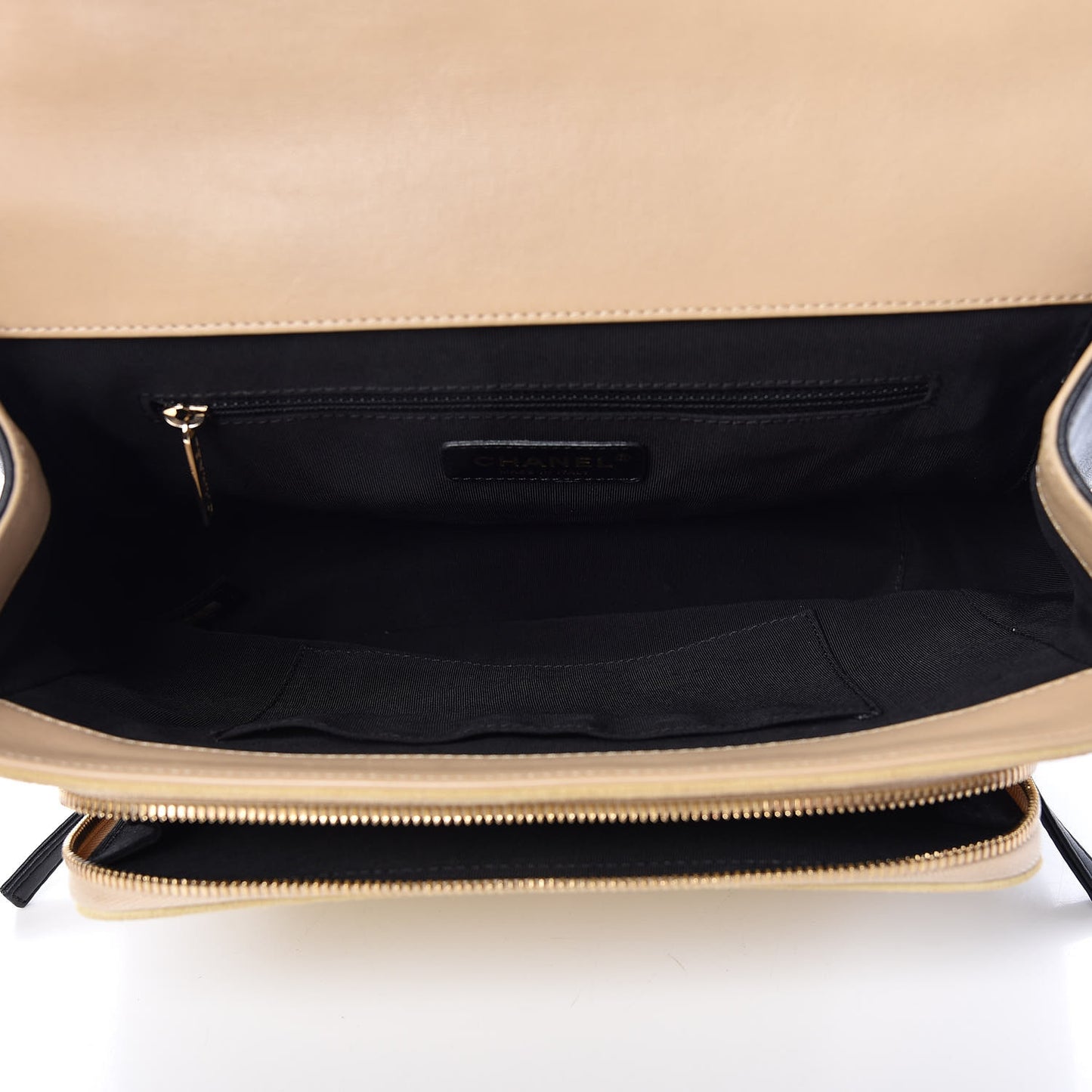 Suede Medium Business Affinity Flap Beige