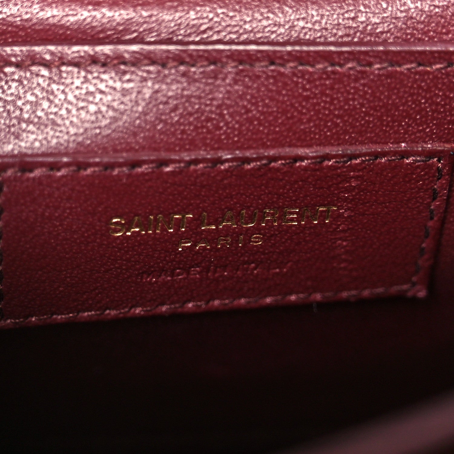 Saint Laurent Smooth Calfskin Medium Classic Monogram Cassandra Top Handle Dark Smog 6 of 11