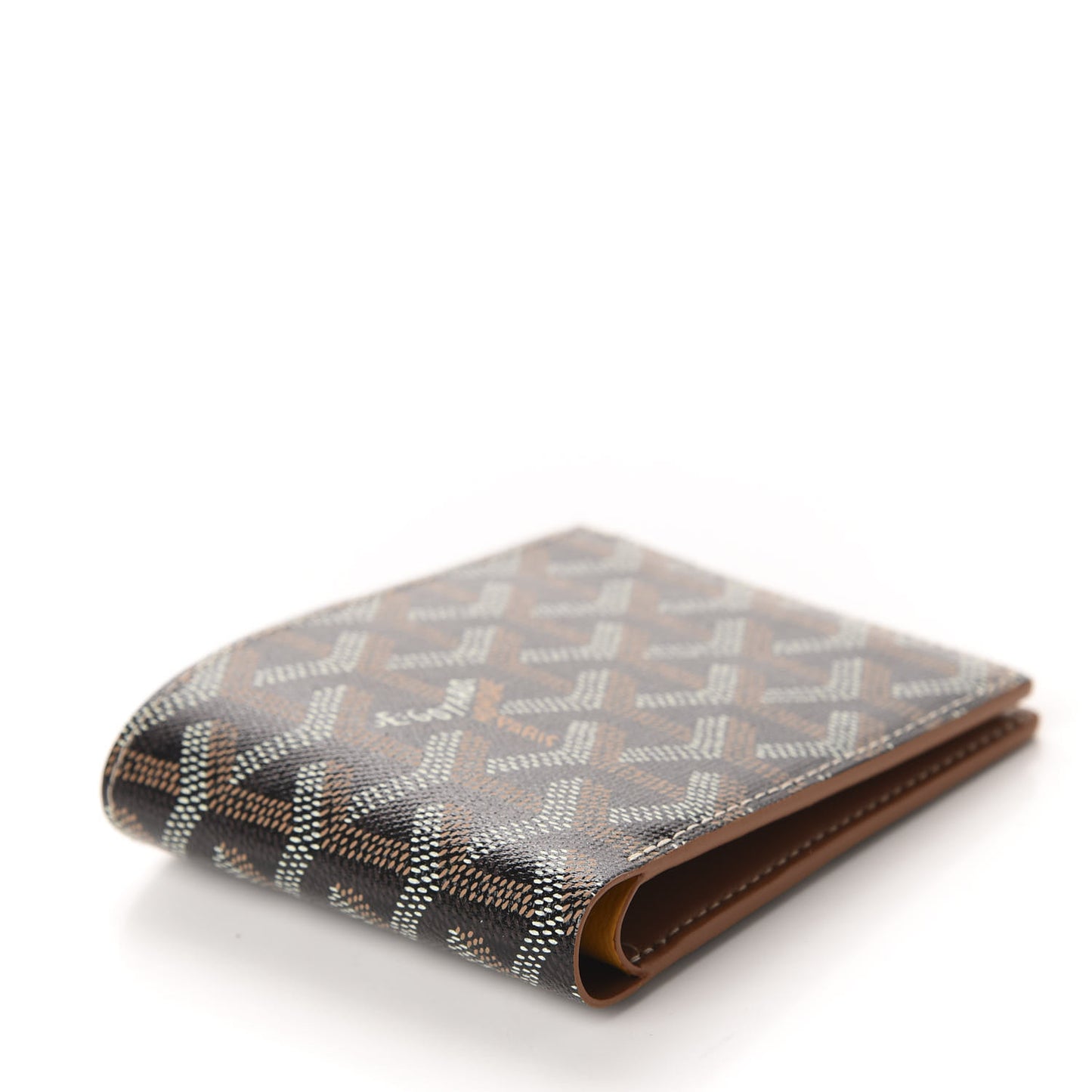 Goyardine Bi-Fold Victoire PM Wallet Black Gold