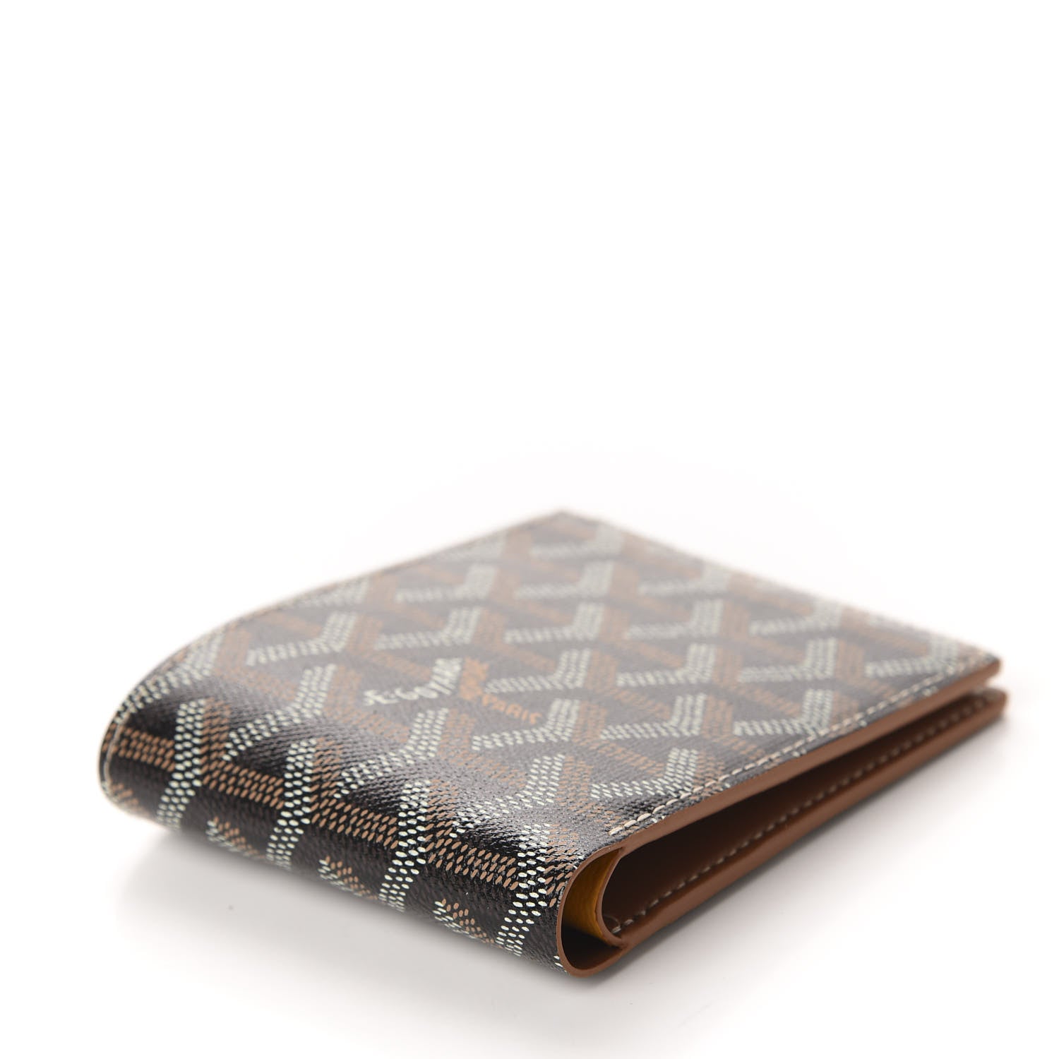 Goyard Goyardine Bi-Fold Victoire PM Wallet Black Gold 4 of 8